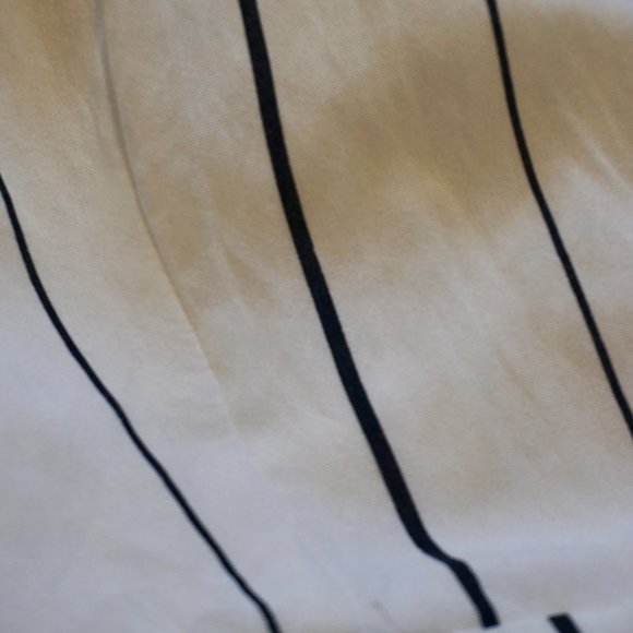 💚 LUSH White Striped Tie Back Tank Jumpsuit Romper (S) - Picture 15 of 15